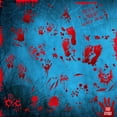 thumbnail image 1 of Guardoinrt Eerie Setting With Realistic Bloody Footprints Are Easy To Apply And Remove Red 1Set, 1 of 6