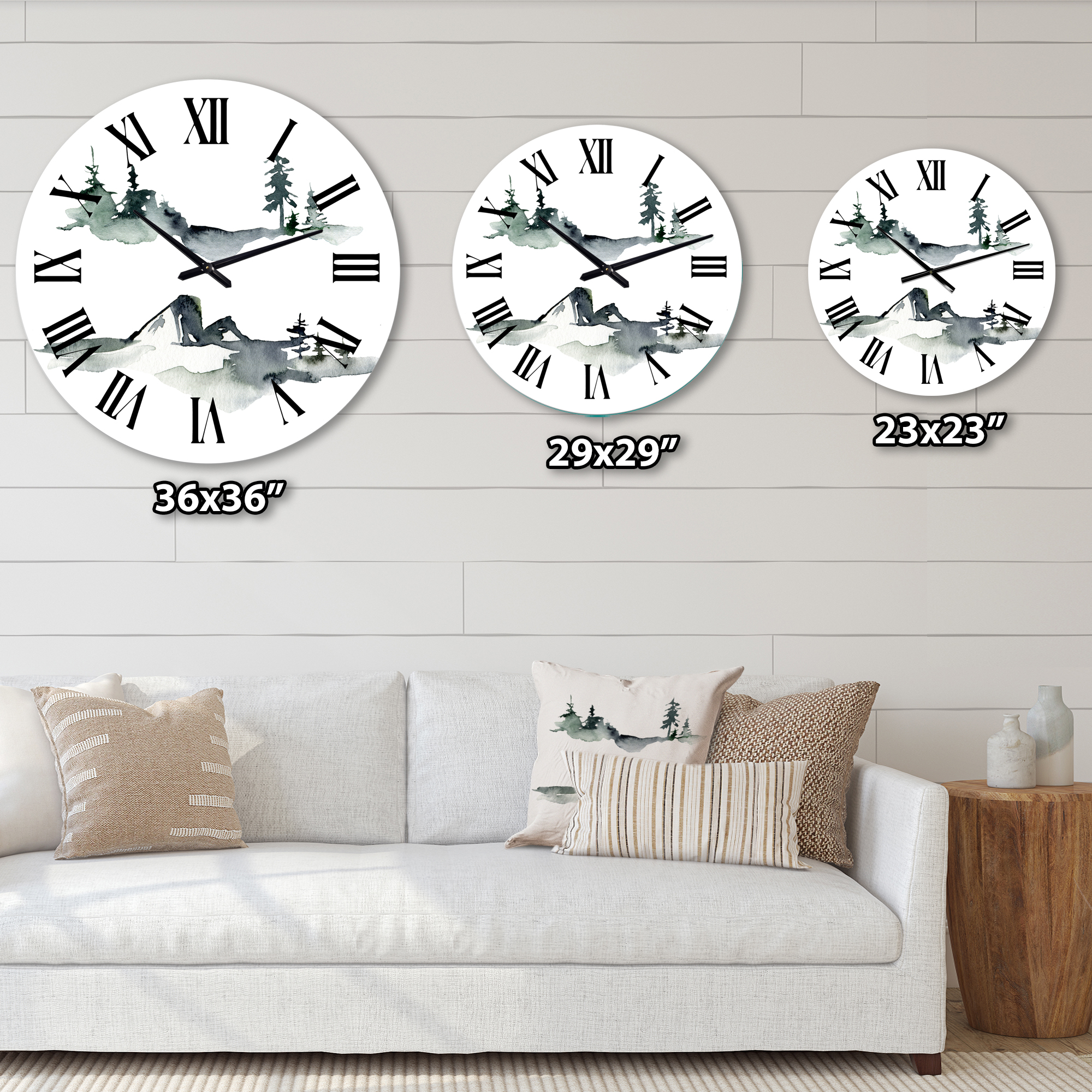 Designart 1 in Quartz Modern/Contemporary Wall Clock