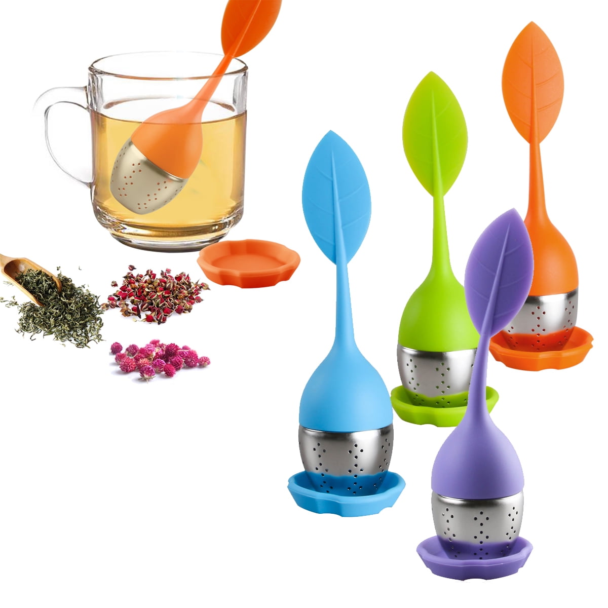 Leaf Tea Infuser for Tea Pot Mug Cup Loose Tea Strainer Steeper for