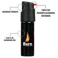 thumbnail image 5 of Burn Pepper Spray for Self Defense with Security Hand Strap - 0.84 fl oz 3 Pack, 5 of 7