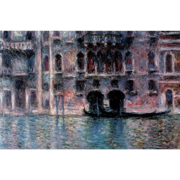 Claude Monet Palazzo Da Mula At Venice Fine Art Impressionist Art Posters Claude Monet Prints Nature Landscape Painting Claude Monet Wall Art French Decor Poster Dry Erase Wall Art