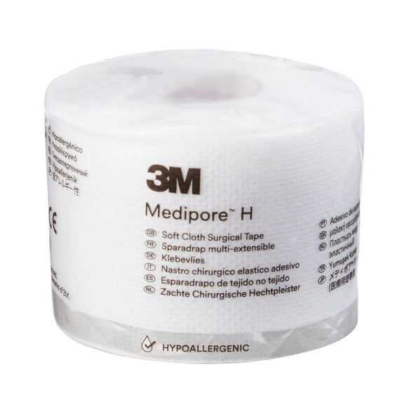 3M Medipore H Cloth Medical Tape 2 " X 10 Yds. Total Count 12 Rolls, 2862