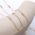 thumbnail image 2 of PISONIC Elegant Crystal Stone Pendant Necklace, Chain Necklace Jewelry For Women, 2 of 6
