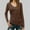 Brown, variant on Oversized Long Sleeve Shirts for Women Casual V Neck T Shirts Loose Fit Blouses Base Layer Undershirts Comfy Spring Fall Outfits, Army Green XXL