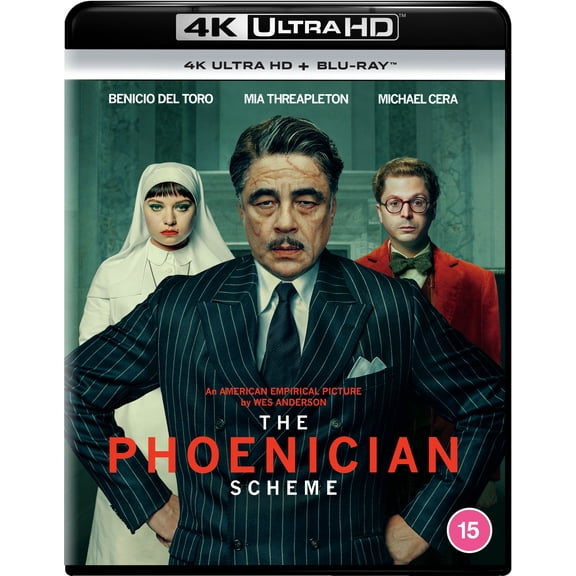 The Phoenician Scheme (4K Ultra HD) Bryan Cranston Benicio Del Toro Bill Murray Tom Hanks