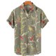 thumbnail image 3 of Camiseta informal vintage con estampado de animales hawaianos para hombre, camisas de manga corta con estampado de leopardo en 3D, blusas estilo Harajuku para fiestas navideñas, 3 of 5