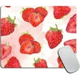 thumbnail image 1 of Custom Strawberry Mousepad Cute Desk Accessories for Women NonSlip Rubber Smooth Mouse Pad with Designs Ideal for Office Decor and Daily Use Adorable and Functional, 1 of 1