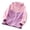 Purple, variant on Girls Boys Zip up Sherpa Hooded Jacket Casual Cute Color Block Athletic Coat Fall Winter Thicken Warm Outfits with Pockets