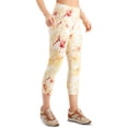 thumbnail image 3 of IDEOLOGY Womens White Stretch Moisture Wicking Pocketed Upf50 Compression Flat Seems Tie Dye Active Wear High Waist Leggings S, 3 of 3