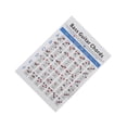 thumbnail image 2 of pitrice Electric Bass Guitar Chord Chart 4 String Comprehensive Reference Including Major Diminished Chords Beginners Sixth S 21x28cm, 2 of 6