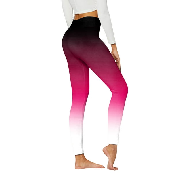 TOWED22 High Waisted Leggings for Women - Tummy Control Compression Soft  Yoga Pants for Workout(Red,XL)