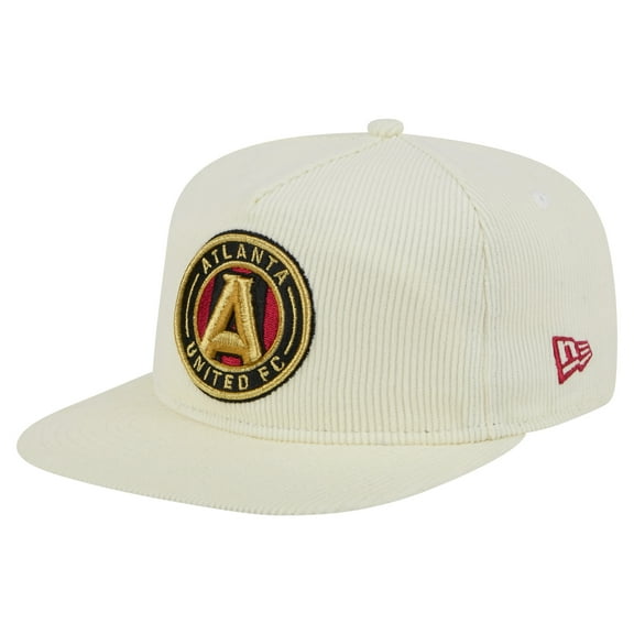 Men's-New Era  Cream Atlanta United FC 2025 Kickoff Snapback Golfer Hat