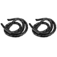 thumbnail image 1 of 2 Package Wire Protector Spiral PP Wire Cable Protection Accessory Wire SleeveBlack 25mm, 1 of 9
