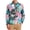 Multicolor-1, variant on Men's Hawaiian Shirt Long Sleeve Button Down Casual Tropical Aloha Summer Vacation Beach Shirts Stylish with Pocket