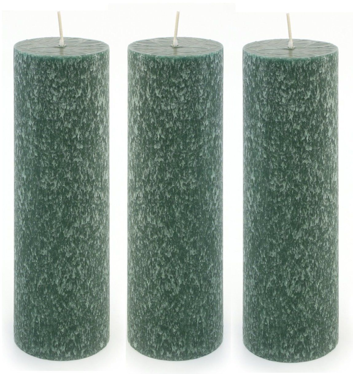 Unscented Timberline Pillar Candles, 2Inch by 6Inch Tall, Box of 3