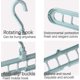 thumbnail image 4 of 12 Pack Magic Clothes Hangers, Premium Foldable Clothes Hangers, Versatile Space Saving Clothes Hang, 4 of 5