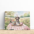 thumbnail image 3 of Happy Mother's Day German Shorthaired Pointer with Sweets and Flowers at a Picnic Horizontal Matte Canvas Poster GSP Lover Dog Gift Wall Art Home Decor - 13005, 3 of 5