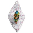 thumbnail image 3 of Hawaiian Lounger Chair Bag, Tropical Pattern Image of Continuous Flamingos and Leaves Art, High Capacity Storage with Handle Container, Lounger Size, White Pastel Purple and Pink, by Ambesonne, 3 of 5