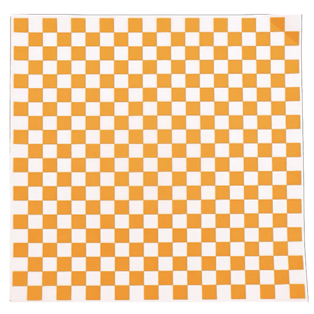Checkered Dry Waxed Deli Paper Sheets, Paper Liners for Plastic Food Basket, Special for Wrapping Bread