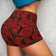 thumbnail image 4 of Fotbe Rose Flowers Shorts Sin Costuras – Shorts Deportivos de Cintura Alta para Mujer, Elásticos para Gimnasio, Yoga, Running o Ciclismo-Medium, 4 of 8