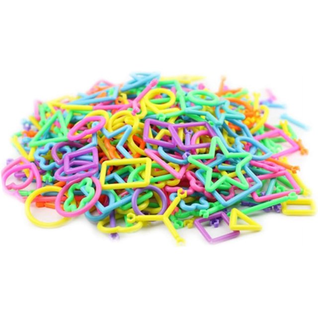 LAICAIW 223pcs Kids Interlocking Toy Building Connecting Toys for Kids Engineering Connecting Toy