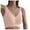 Pink, variant on Seamless Bra Thin Seamless Vest Soft Support Hosiery Large Chest Small Half Fixed Cup Breathable Bra