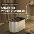 thumbnail image 3 of Smart Wireless Pet Water Fountain, No Filter, 3L Large Capacity, Rechargeable Automatic Water Dispenser for Cats and Small Dogs, Wastewater Separation Always Fresh Water, 3 of 6