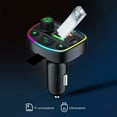thumbnail image 4 of Dvkptbk Wireless Charging Mp3 Player Can Be Inserted Into USB Card Voice Navigation Voltage Monitoring Cool Lighting Universal Car Bluetooth for Car Models Car Accessories, 4 of 8