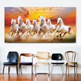 thumbnail image 4 of Retrato de caballo, pintura, arte de pared, sin marco, decorativo, creativo, animales, arte, impresión estilo A 80X40CM, 4 of 6