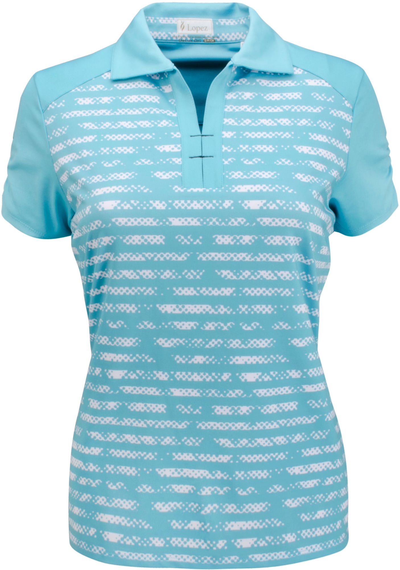 Nancy Lopez Women's Race Golf Polo Extended Sizes