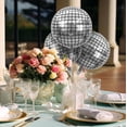thumbnail image 3 of 9 Piezas de 22 Pulgadas 4D Globos Plateados,  Globos de Bola de Discoteca 4D, Disco Ball Decoracion, Bola Disco Decoracion, Decoración de la fiesta de año nuevo de cumpleaños de disco,Colorful, 3 of 7