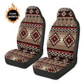 thumbnail image 3 of Uorisanigo 2-Pack Car Seat Covers, Soft Plush Ethnic Geometric Aztec Tribal Car Seat Covers Front Seats, Comfy Blanket Cloth Seats Cushion For Cars, Auto Accessories for Men, 3 of 7