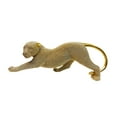 thumbnail image 4 of Kokiya Leopard Statue Artwork Gift Desktop Decoration for Living Room Shelf Cabinet Golden, 4 of 9