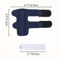 thumbnail image 2 of Attelle de Doigt pour Tous les Doigts - Support de Maillet - Attelle de Doigt Réglable avec Ceinture de Fixation Intégrée en Aluminium, 2 of 7