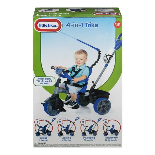 Little Tikes 4in1 Basic Edition Trike, Blue