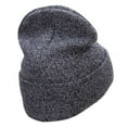 thumbnail image 3 of Drum Set Embroidered 12 Inch Long Knitted Beanie - Black Marled OSFM, 3 of 5