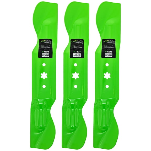 LawnRAZOR Blade for Cub Cadet Ultima 60 inch Deck 742-05620Notched High Lift 3 Pack 810-CBL2645D