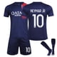 thumbnail image 2 of 2024 - 25 uniforme de fútbol infantil FC uniforme de fútbol infantil Neymar Jr sudadera de aficionados uniforme juvenil de manga corta - 7l, 2 of 7