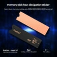 thumbnail image 3 of 2pcs M.2 HeatSink Nvme SSD Cooler Solid State Disk Radiator Thermal Copper Pad 0.2mm Light Thin Thermorytic Pad for Laptop PC Customized, 3 of 6