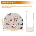 thumbnail image 3 of Standing Dining Table Napkin Holder, Napkin Holder for Table Kitchen Acrylic Paper Tissue Organization, Santa Claus Presents and Houses, 3 of 8