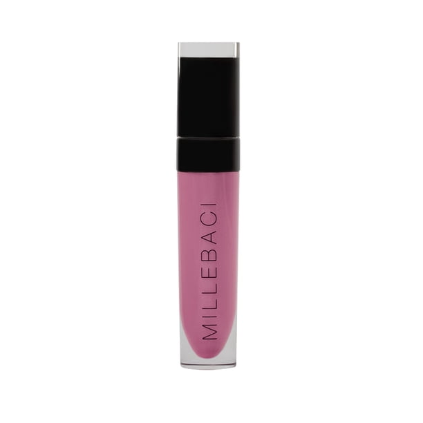 Nouba Millebaci Lápiz labial líquido de larga duración, rojo oscuro, brillante, hidratante, fórmula cremosa con vitamina E, pigmento de color intenso, maquillaje de alto impacto, crema labial, bálsamo