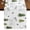 White, variant on Green Black Moose Burlap Cotton Table Runner 13x36 Inches Short, Checkered Vintage Art Animals Trees Farmhouse Table Runners, Outdoor Dining Table Decor for Baby Shower/Party/Wedding