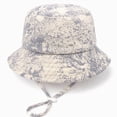 thumbnail image 4 of TOWED22 Baby Toddler Girls Bucket Hat Newborn Sun Hats for Boys Classic Infant Summer UV Protection Hats Kids Beach Cap(Light Blue,12-36 M), 4 of 4