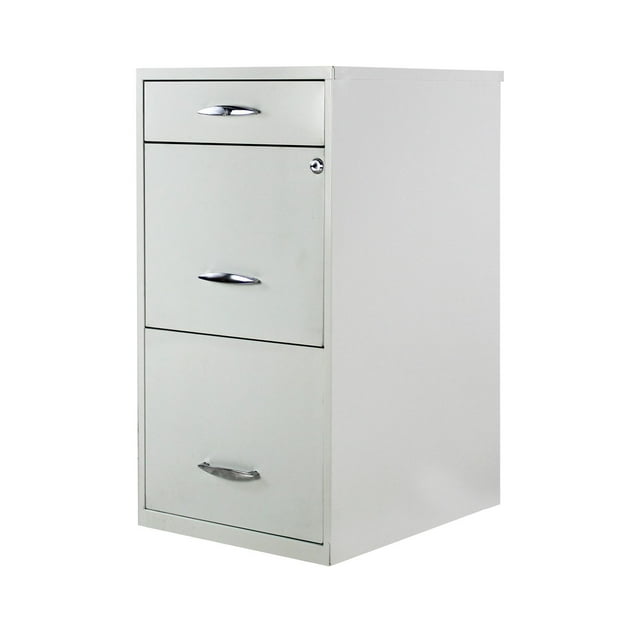 Archivador Mundo In Blanco Metalico Organizador con Llave y Gavetas