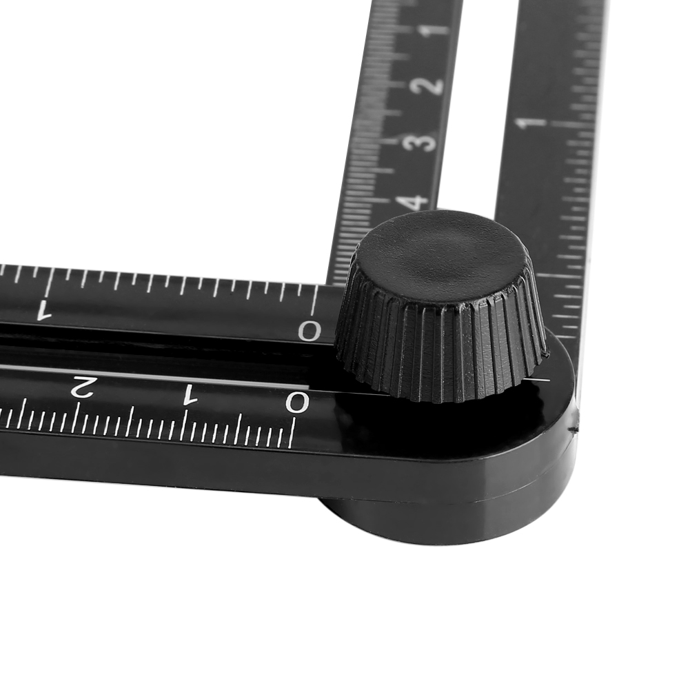 Multifunction Angle Finder Tool 4 Sided Fold Adjustable Ruler Plastic