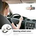thumbnail image 4 of HEALEEP 2 Pcs Steering Wheel Frame Trim ABS Black Trim Design for Car Owners, 4 of 8