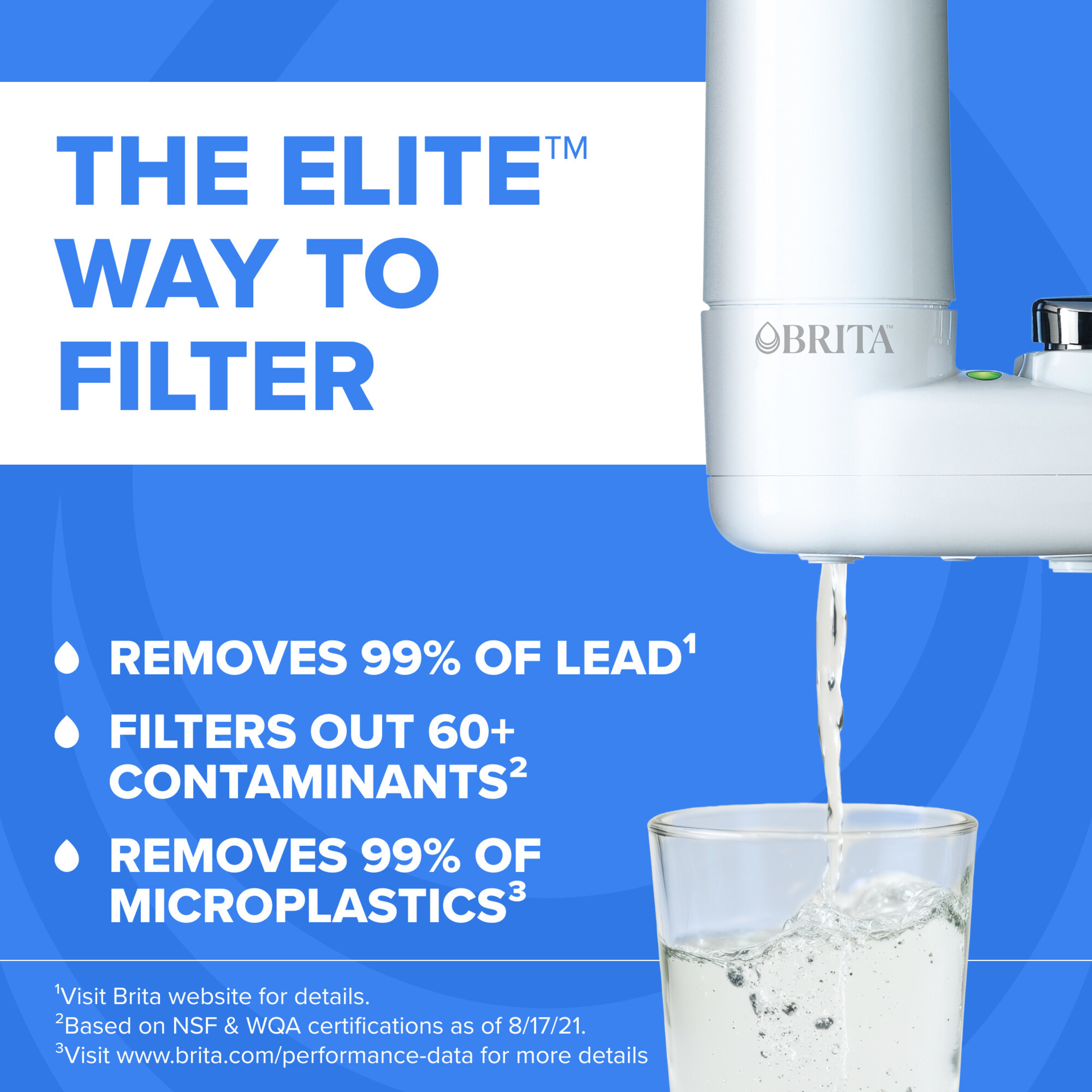 Brita Elite Advanced White Faucet Water Filter System photo 4