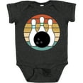 thumbnail image 3 of Inktastic Bowling Pins Ball Bowler Retro Sunset Boys or Girls Baby Bodysuit, 3 of 5
