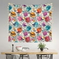 thumbnail image 2 of Sikiie Skulls and Roses tapestry wall hanging home decor for bedrooms, living rooms, dorms 60x51in, 2 of 6