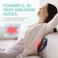thumbnail image 4 of Almohada De Masaje Shiatsu VOYOR-HEALTH Negra Con Calor 3D Para Alivio Del Dolor Para Hombre y Mujer, 4 of 6